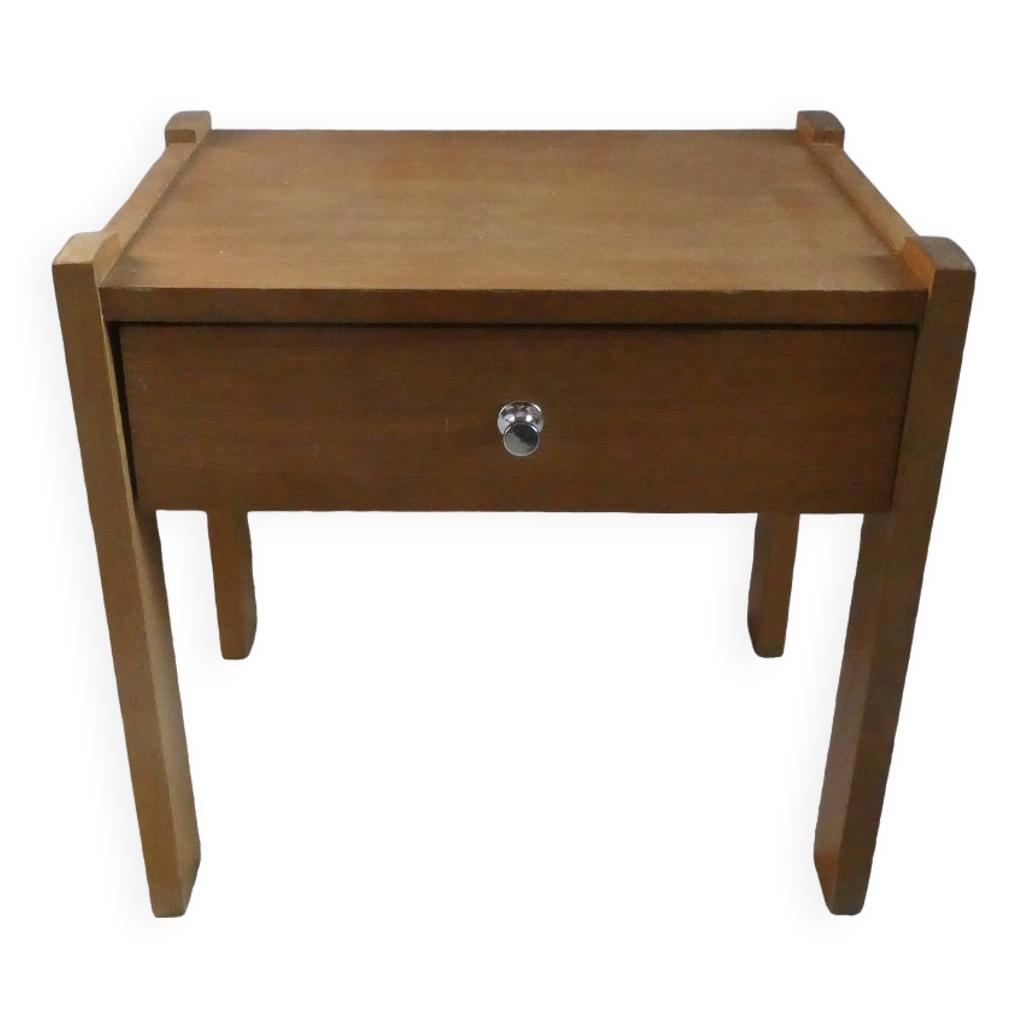 Light wood bedside table from the 60s