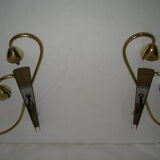 Pair of double sconces from the 50s