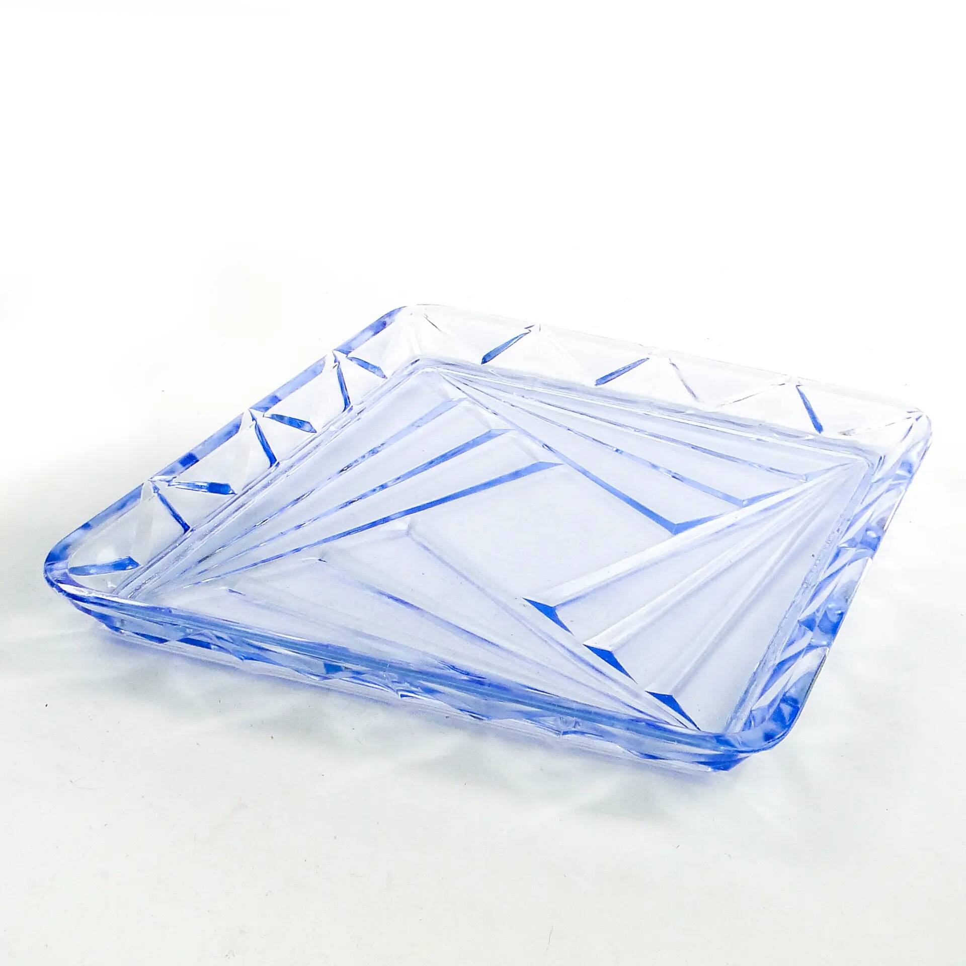 Art Deco tray, glass, Czechoslovakia, 1930s