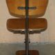 Six sièges de stade pliants vintage mid-century modern avec nouvelles bases