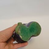 6 knives + their support in the shape of an eggplant vegetable
