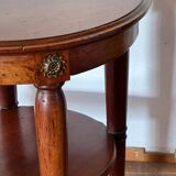 Round side table