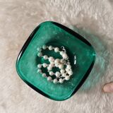Lot de 4 coupelles en verre émeraude