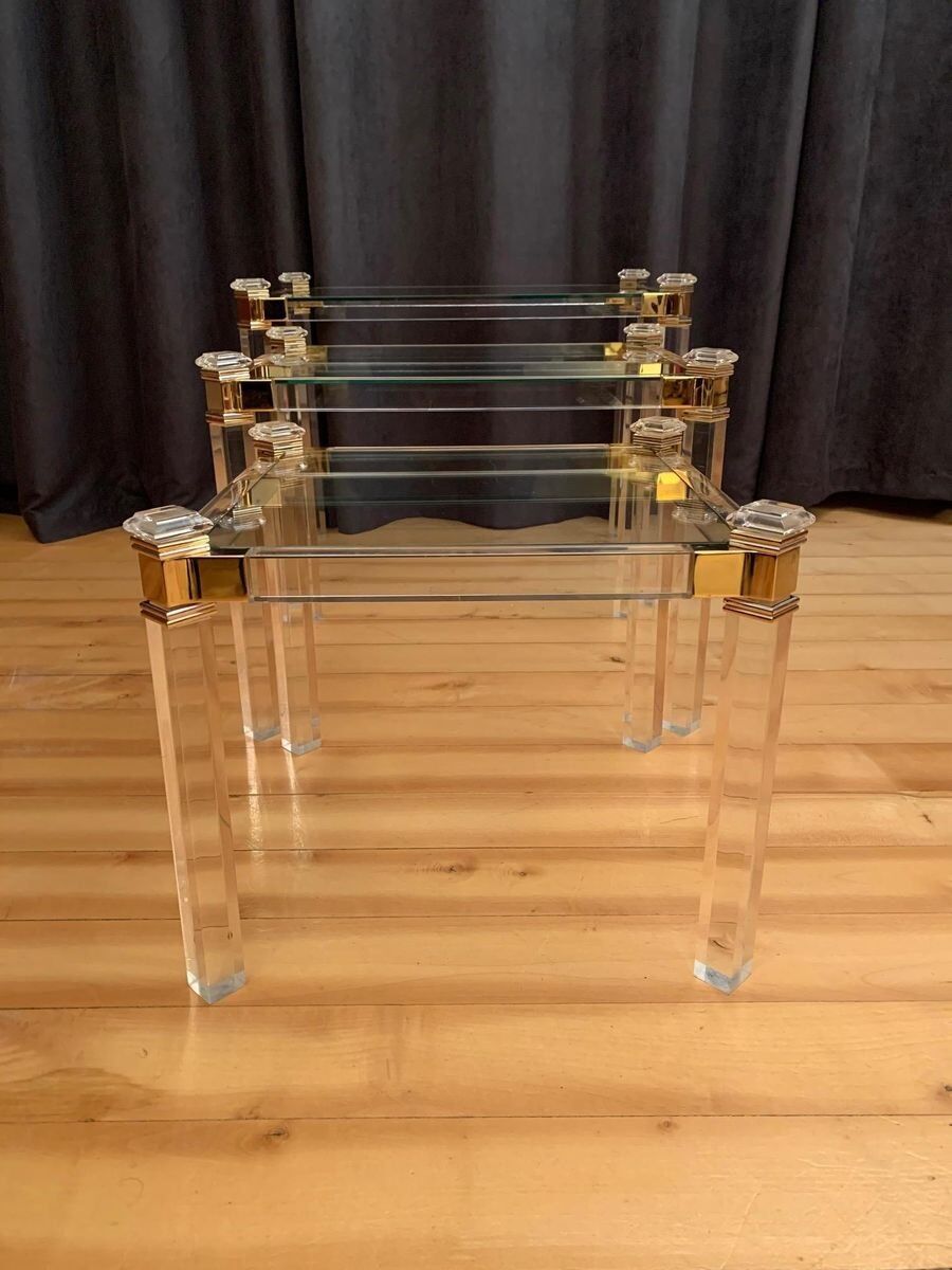 Side tables from Orsenigo, 1970s, set of 3