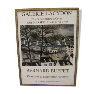 Affiche de l’exposition de l’artiste peintre "Bernard Buffet"