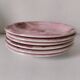 Set of 6 Italian plates CAPA San Polo hand-painted from the 1970s.