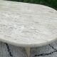 Table basse en travertin, années 70