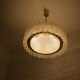 Blown glass ceiling chandelier