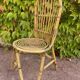Série de 4 chaises en rotin des années 60