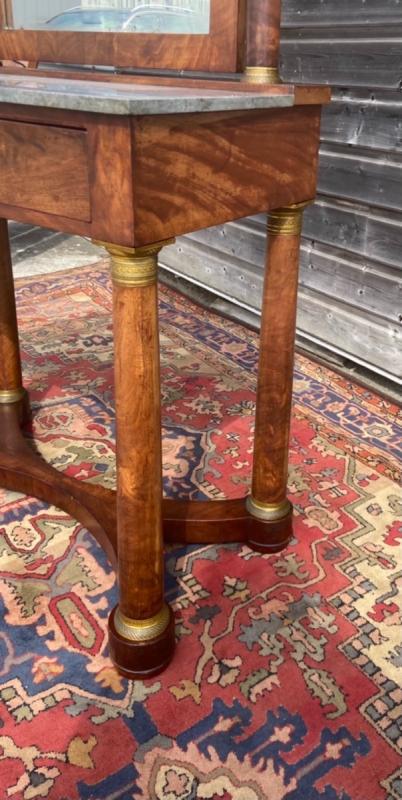 Empire 19th century mahogany hairdresser