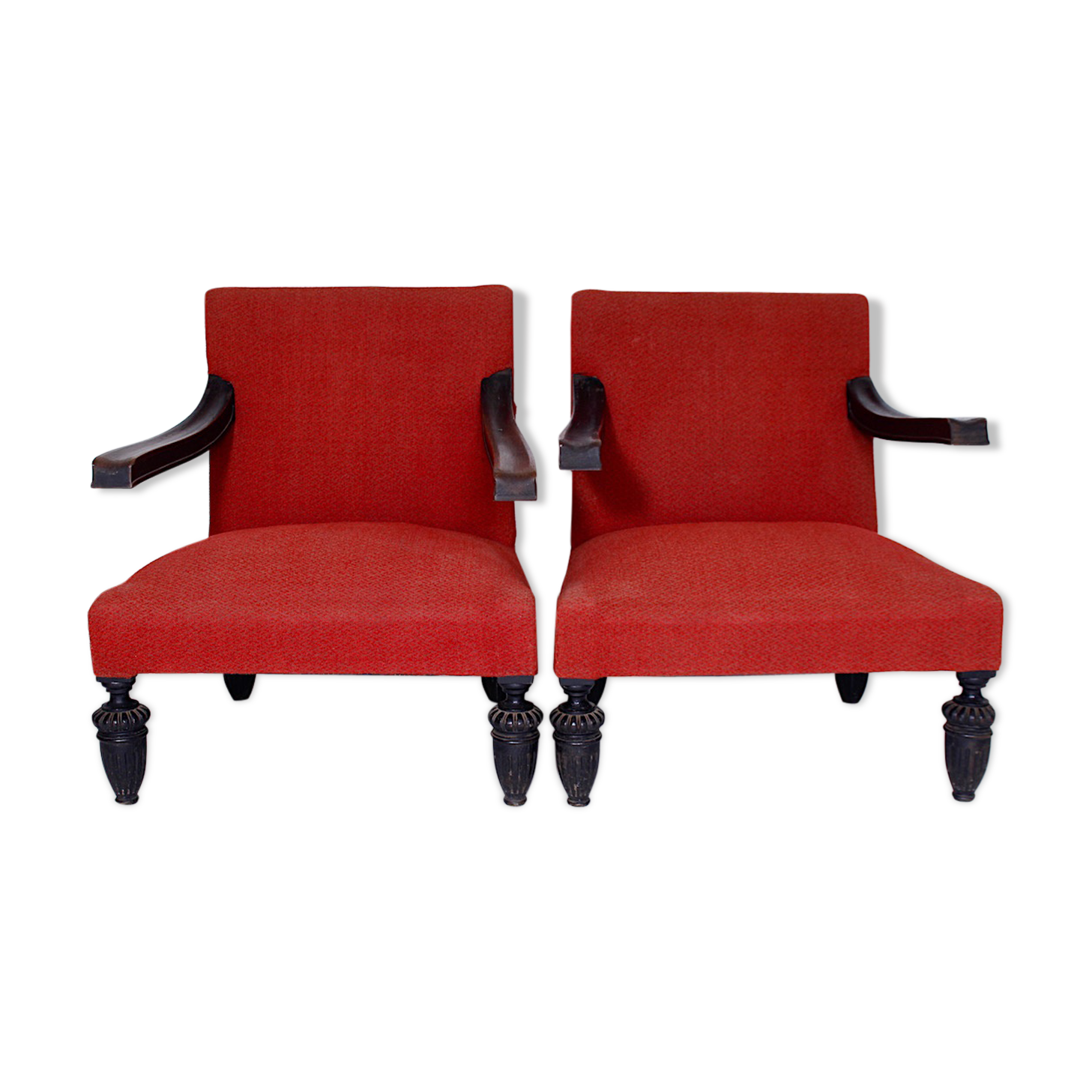 Set of two antique armchairs, Czechoslovakia