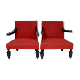 Set of two antique armchairs, Czechoslovakia