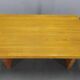 1960s Scandinavian Solid Pine Coffee Table Minimalist Design