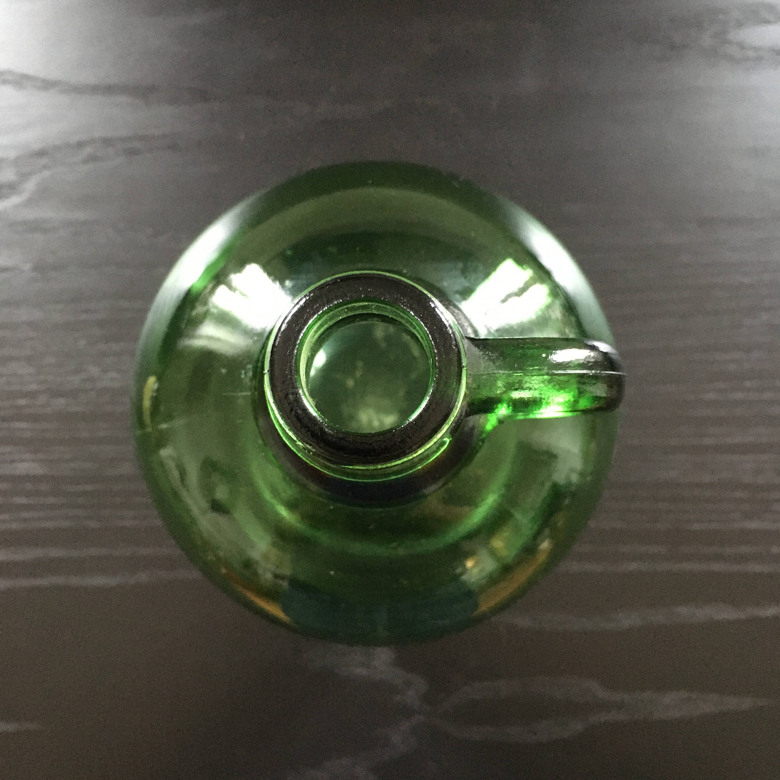 Olive green demijohn