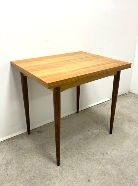 Small extendable dining table, Cesky Nabytek edition, czech vintage