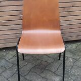 Set of 10 stackable industrial chairs