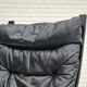 Années 1970, design norvégien, chaise longue "Siesta" d'Ingmar Relling, cuir noir, bois courbé.