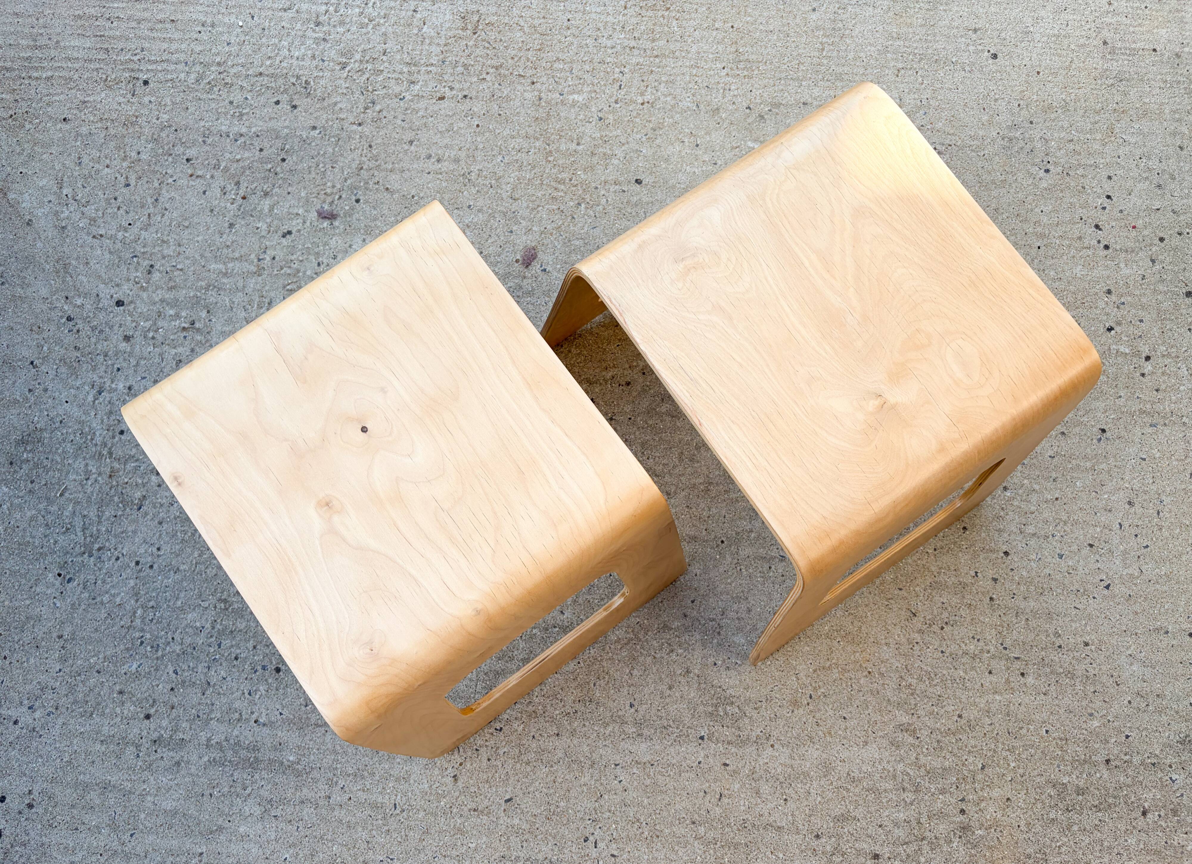 2 stools by Lisa Norinder for IKEA, 1990s