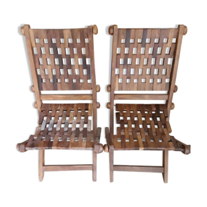 chaises en bois