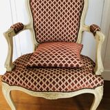 Louis XV style convertible armchair