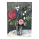 Bouquet on a table, oil on canvas signed F Corler