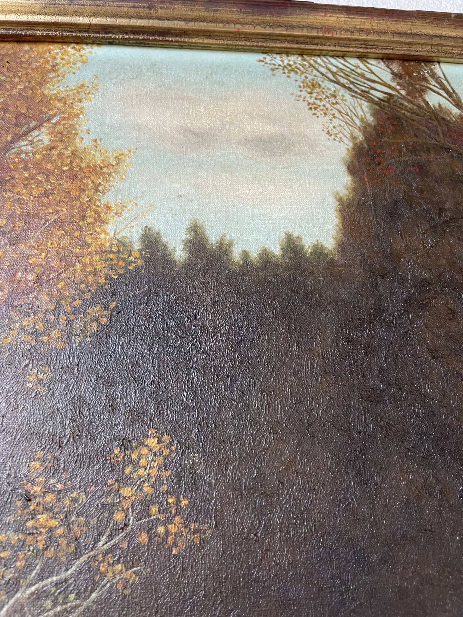 Oil on canvas The Sacred Grove