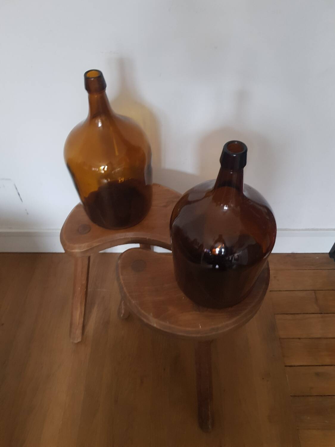 Vintage amber carboy