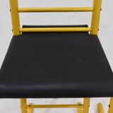 Set of 2 Italian Height Adjustable Chairs or Barstools 1980s