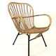 Fauteuil en rotin par Rohe Noordwolde, 1960