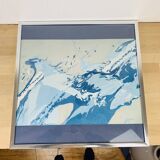 Abstract painting signed C. Gassmann, 1970s