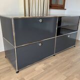 Commode USM Haller en Gris Anthracite
