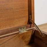 Table console en teck du milieu du siècle, Danemark, années 1970