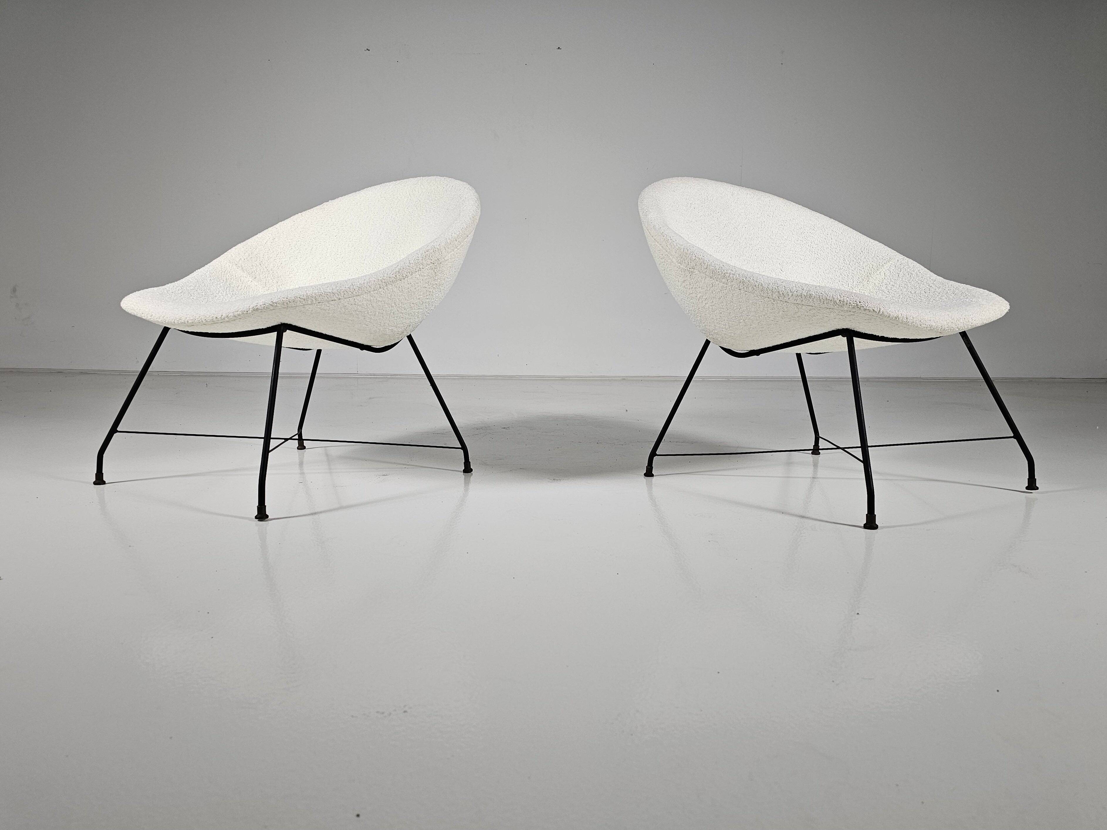 Fauteuils 'Minoletta' par Augusto Bozzi pour Saporiti, années 1950