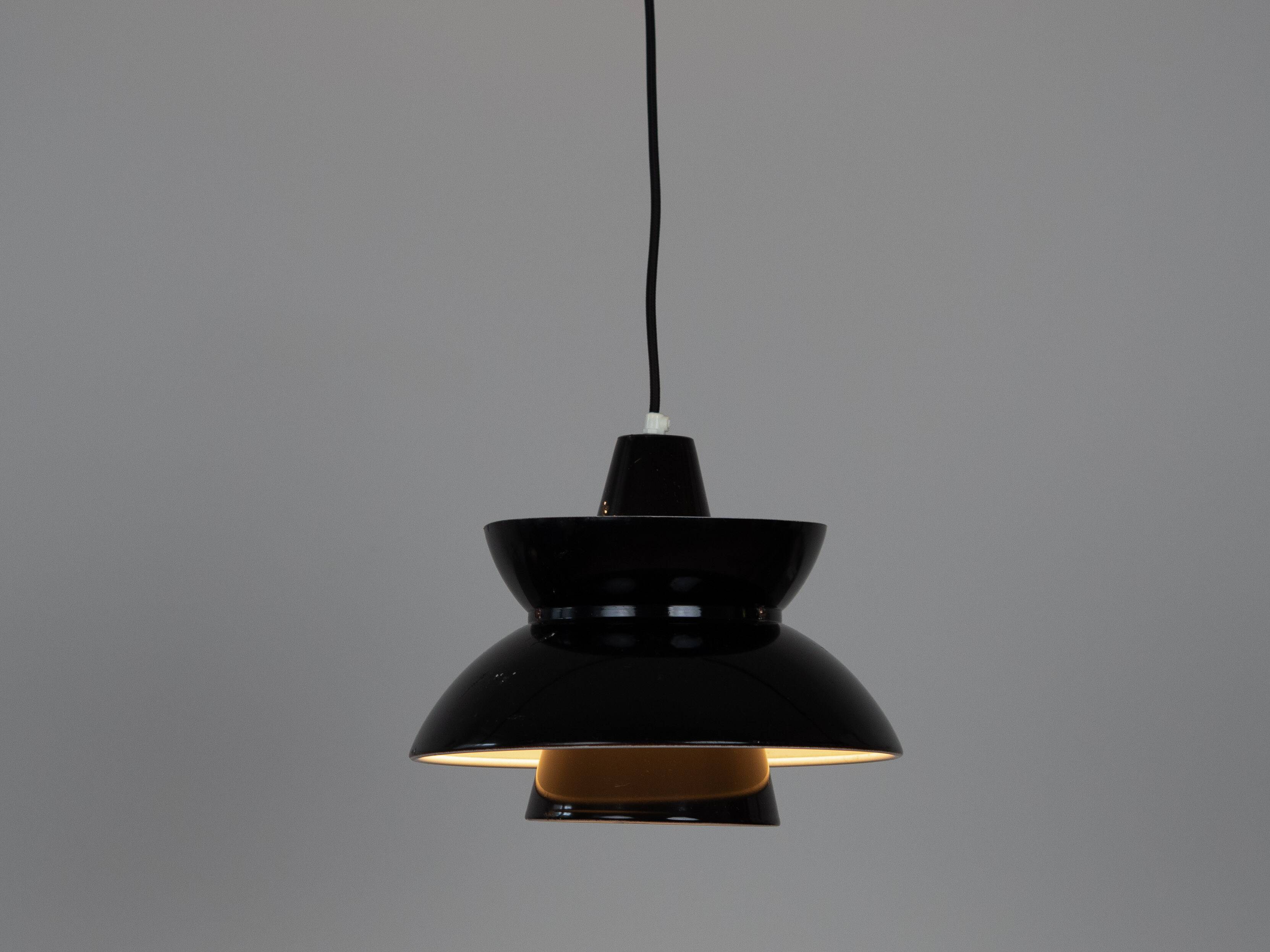 Pair of 2 Danish vintage Doo Wop lamps by Henning Klok, Louis Poulsen, 1950