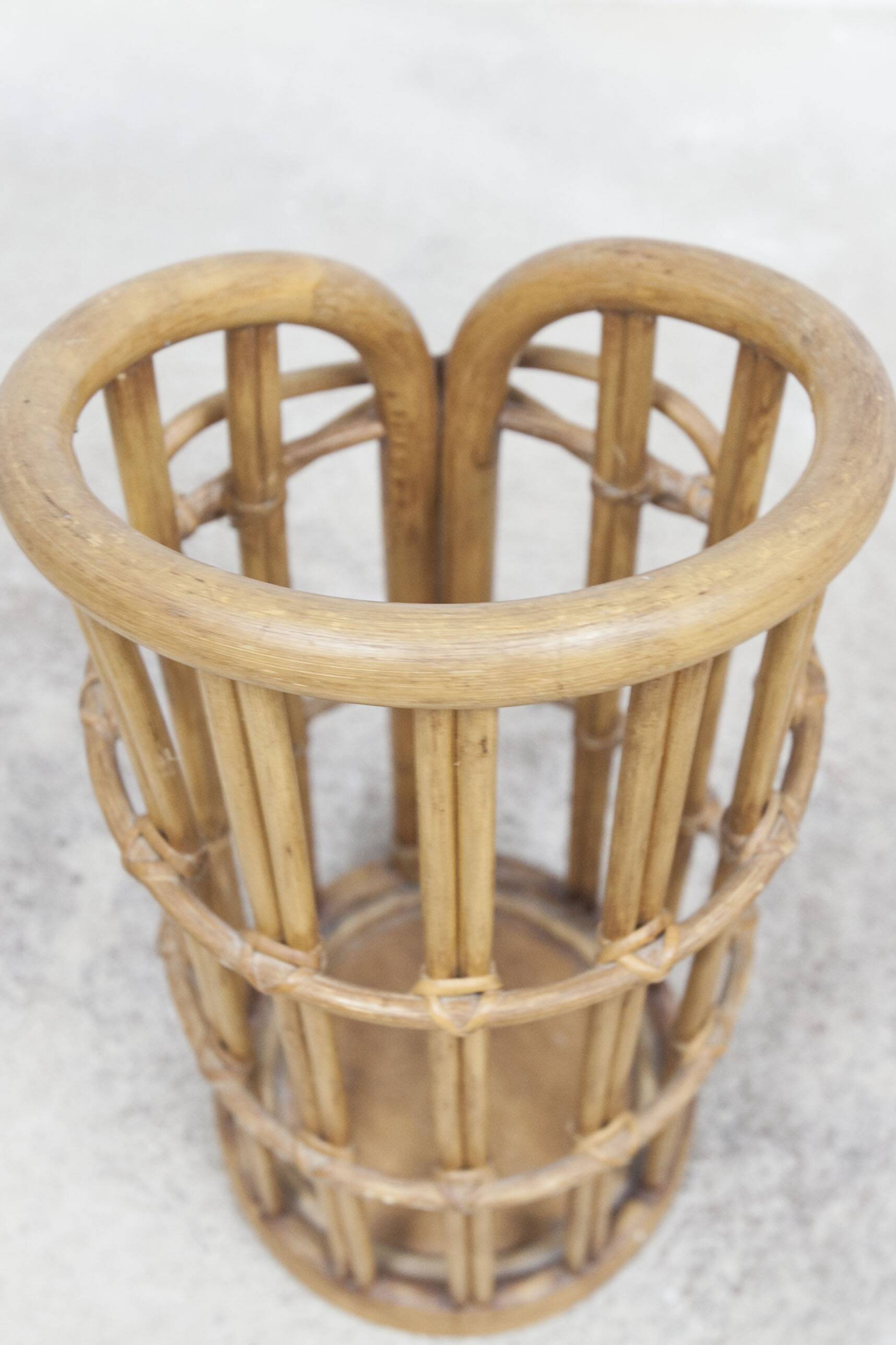 Bamboo umbrella stand 1970