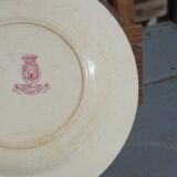 4 iron earth dessert plates porcelain from Gien