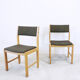 Jeu de chaises scandinave Suède 1960