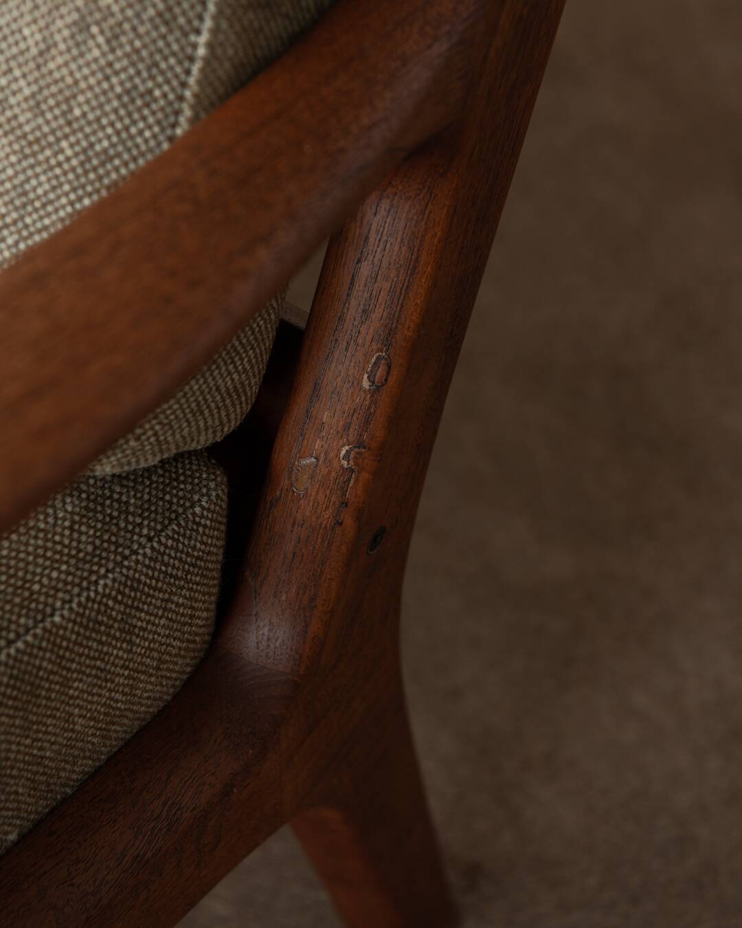 Vintage Senator Two-Seater Sofa by Ole Wanscher for Cado Danish Teak 1960s