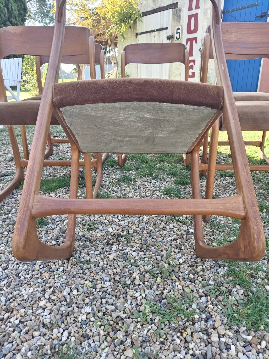 Baumann sled chairs