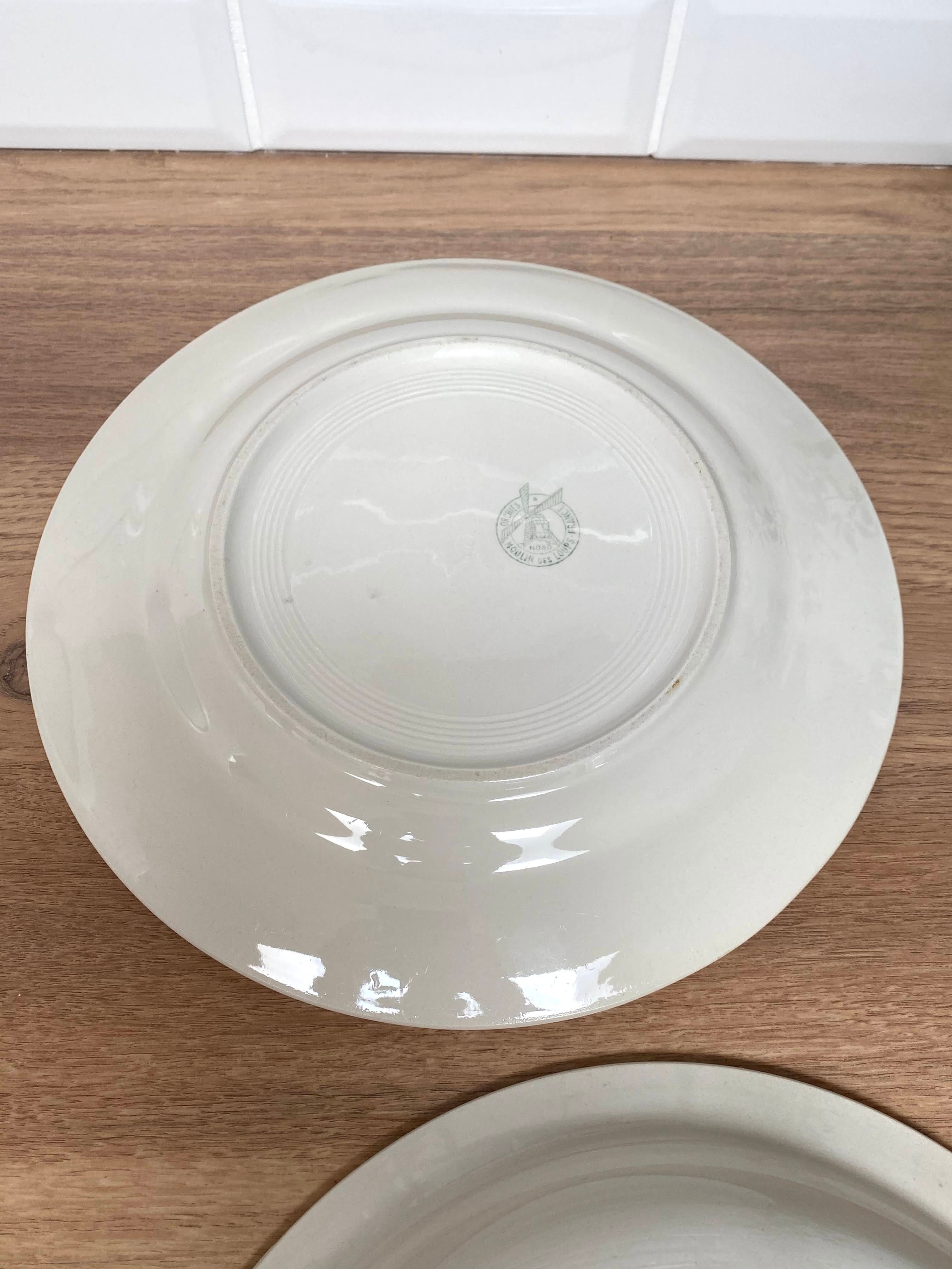 Set of 3-course Mill of Wolves autumn leaves