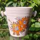 Ice bucket in glazed ceramic vintage, Vallauris, 70s