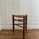 Tabouret tripode en paille