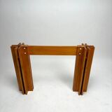 Wooden Quatour Table attributed to Carlo Scarpa for Gavina, Italy, 1973