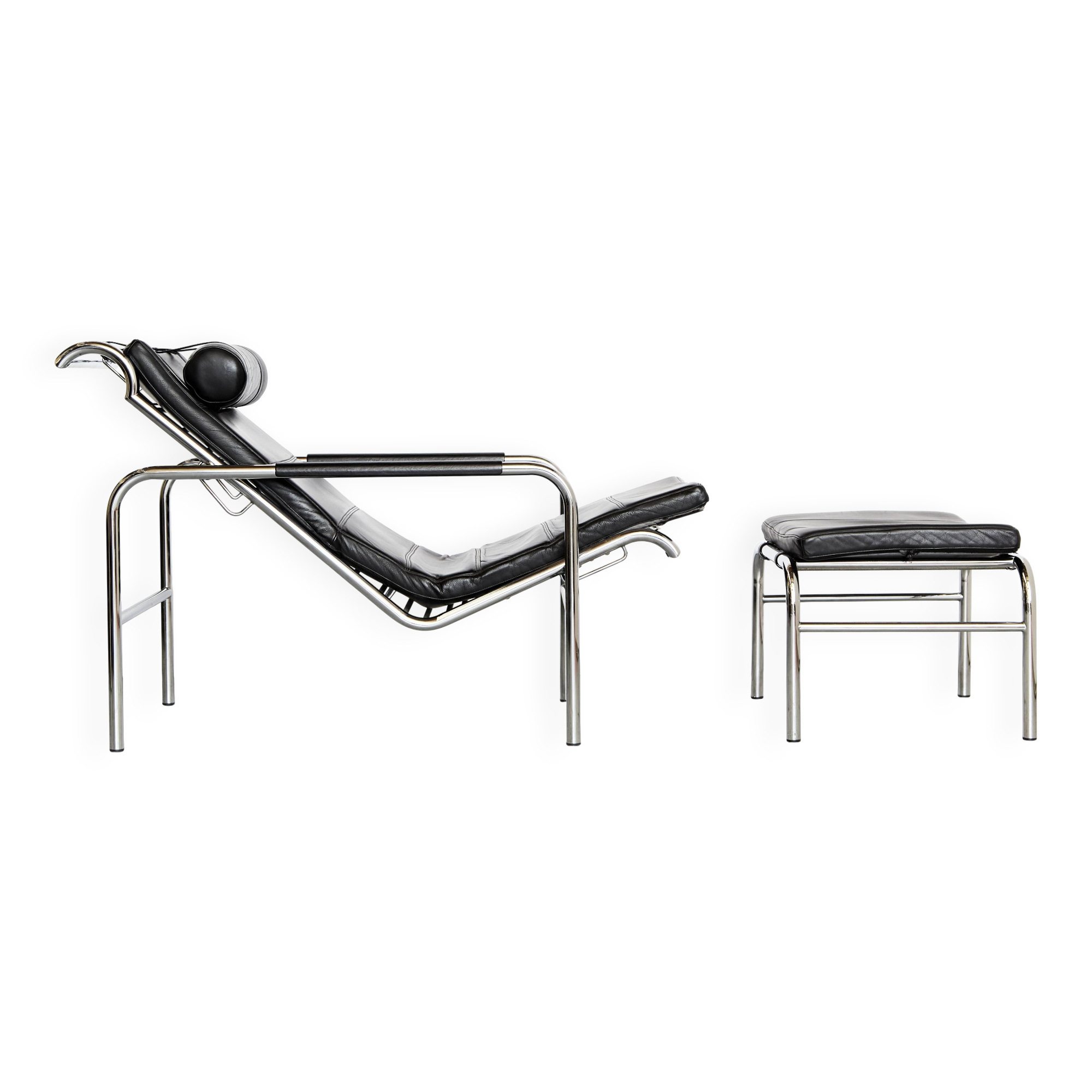 Chaise longue and ottoman Gabriele Mucchi "Genni" for Zanotta