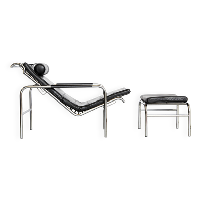 Chaise longue et ottoman Gabriele Mucchi ''Genni'' pour Zanotta