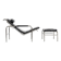 Chaise longue and ottoman Gabriele Mucchi "Genni" for Zanotta