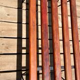 50s slatted bench by Robin Day for Hille