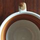 6 cups and cake plates Kimono Boch La Louvière