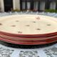 Set of 4 old Salins flat plates