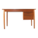 Danish desk with sliding drawer unit - teak - mid century modern
